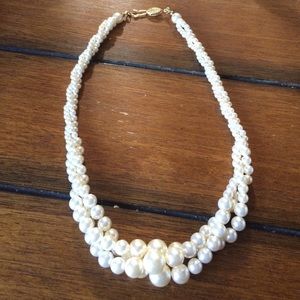Multi Strand Pearl Necklace