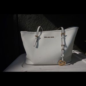 Michael Kors small tote in white