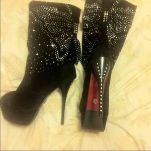 Rhinestone Boots