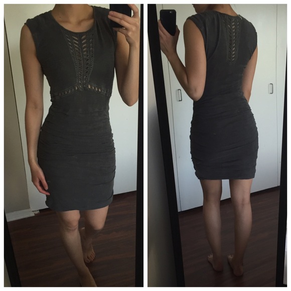 Maje Dresses & Skirts - 🎉HP🎉 NWOT Maje Grey Cut Out Dress