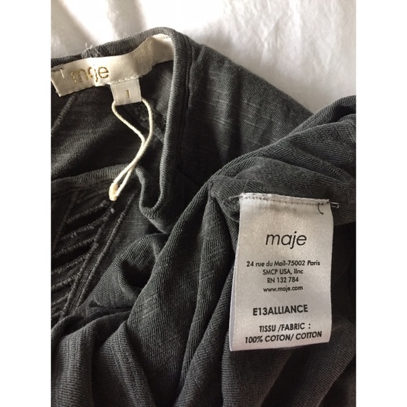 🎉HP🎉 NWOT Maje Grey Cut Out Dress - Picture 4 of 4