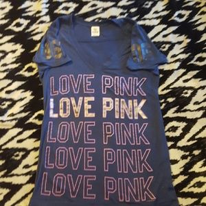 Pink Victoria's secret sleep top
