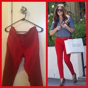 🍒 red lovesick skinny jean, Khloe look ❤️