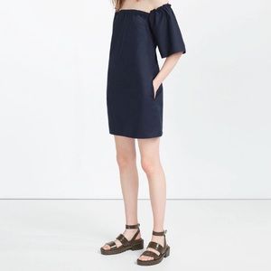 Zara off the shoulder dress. NWT