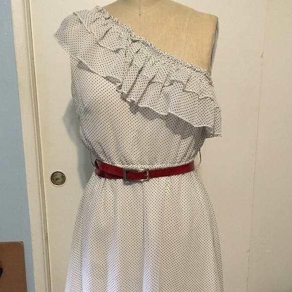 SALE Spicy Girl One Shoulder Dress with Belt