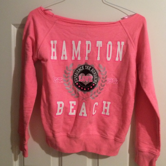 Pink "Hampton Beach" shirt, size XS - Picture 1 of 2