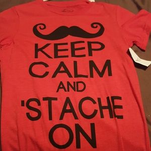 Brand new mustache shirt
