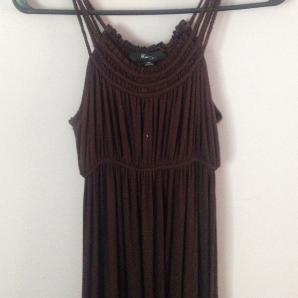 Long Brown f21 dress