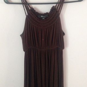 Long Brown f21 dress