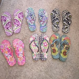 Vera Bradley Flip Flops in various patterns!