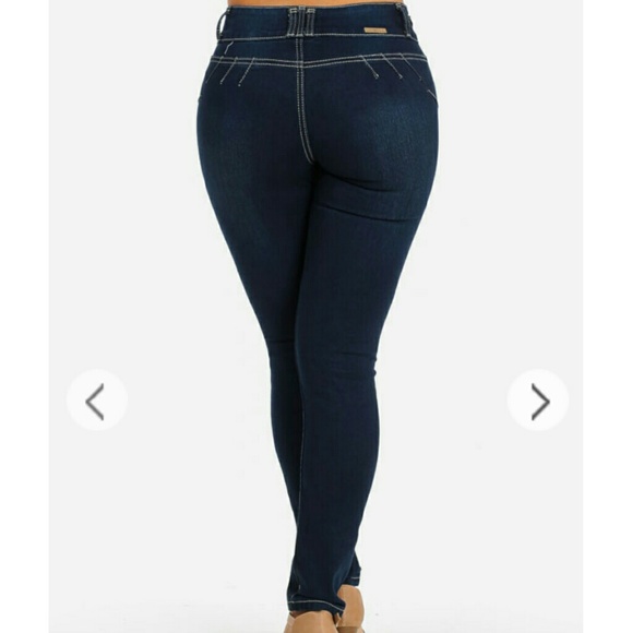 High Waisted Skinny Jeans - Picture 2 of 4