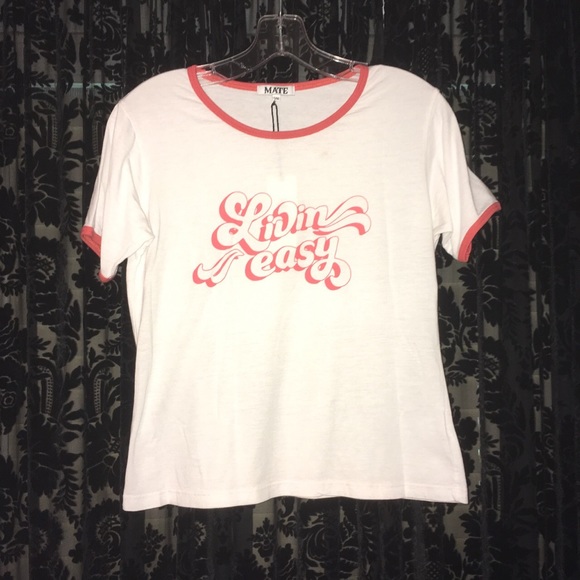 🚫SOLD🚫NWT Mate the Label Living Easy shirt - Picture 2 of 4