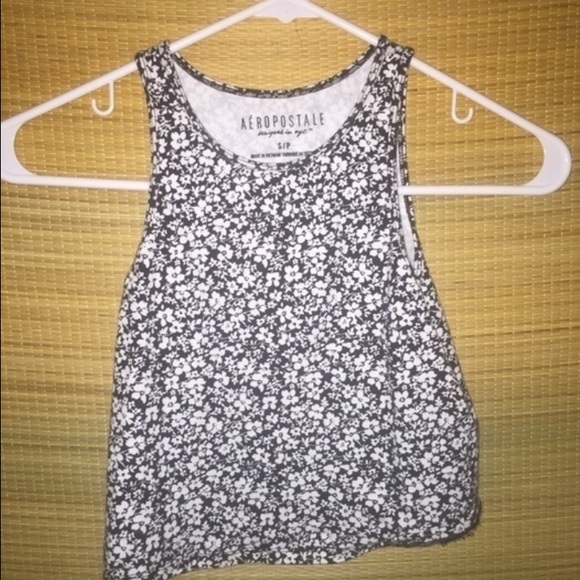 Aeropostale floral crop top