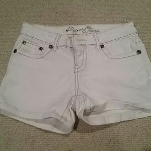 White girls shorts