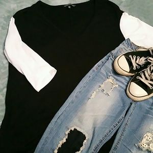 Victoria's Secret oversized baseball tee