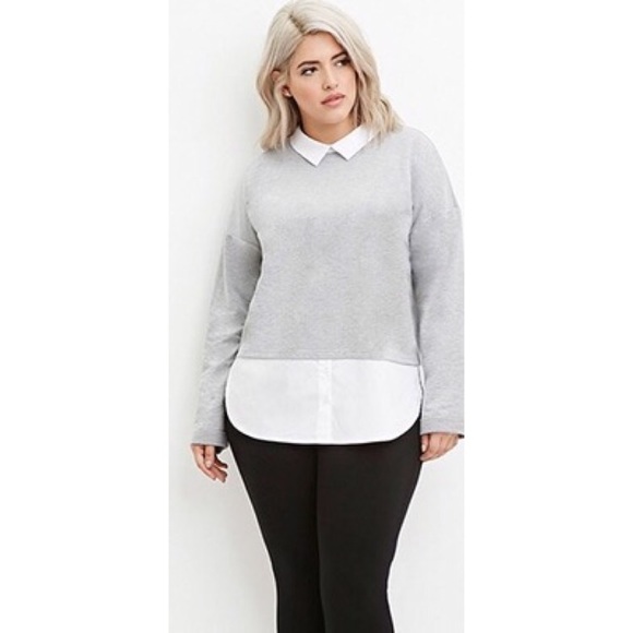 Forever 21 Tops - Collared Sweater