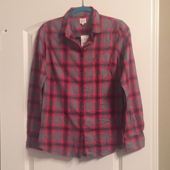 J. Crew Factory Plaid Shirt