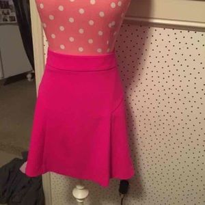 Hot pink A line skirt