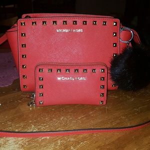Michael kors selma and matching wallet