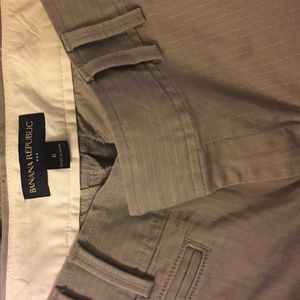 Banana Republic pinstriped dress pants