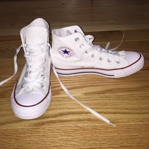 white high top converse