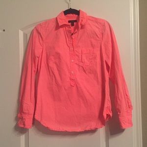 Half button down shirt