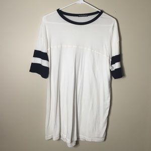 black and white brandy melville top