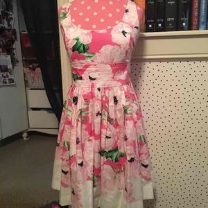 Pick flower dress