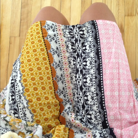 ❗️LAST-M/L❗️ Peasant Boho Patchwork Lace Dress - Picture 2 of 3