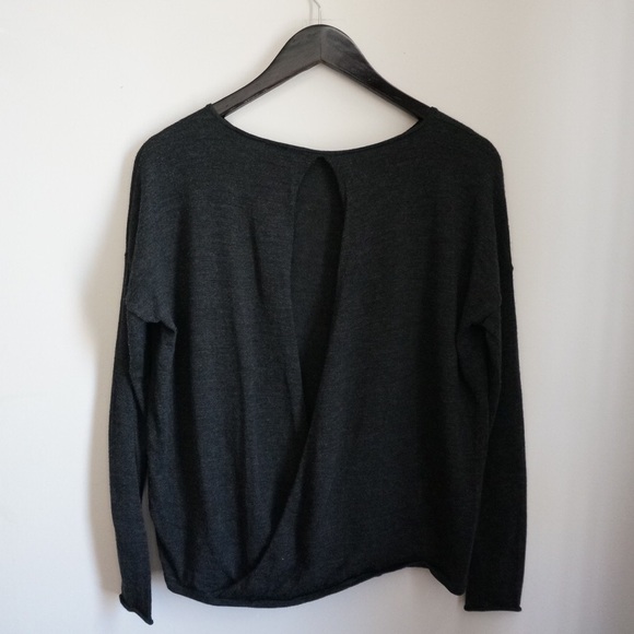 HP Eileen Fisher Open Back Sweater - Picture 2 of 2