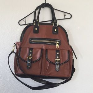 Steve Madden Large Brown & Black Bag