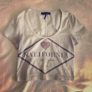 Kendall & Kylie crop top