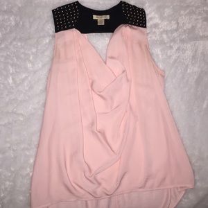 Arden B Pink flowy tank