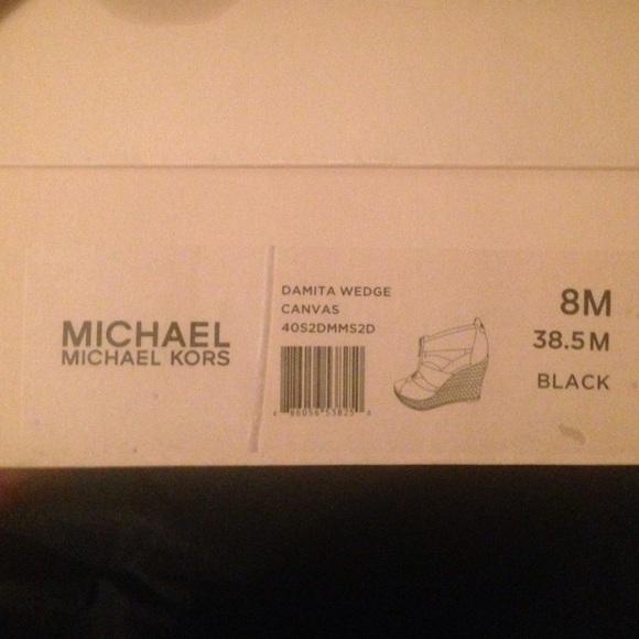 Black MICHAEL by Michael Kors Wedges - Picture 2 of 4