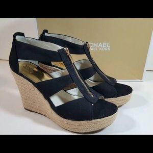 Black MICHAEL by Michael Kors Wedges