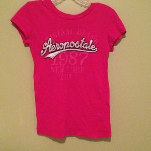 Dark pink Aeropostale T-shirt