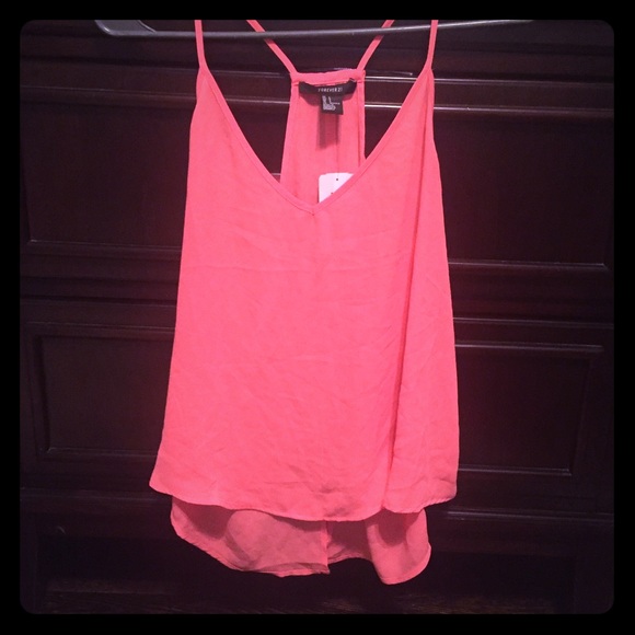 Neon pink top