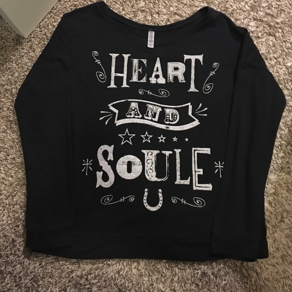 Gypsy Soule Heart & Soule Long Sleeve Top Sz XL