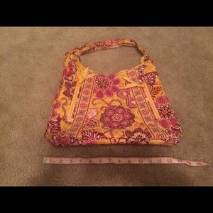 Retired Vera Bradley yellow & pink purse, fun
