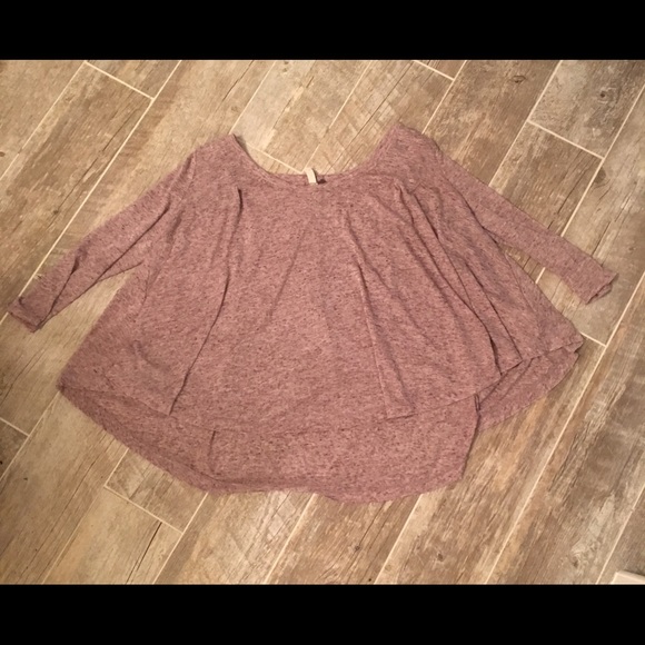Free people lavender seeing shirt.