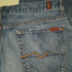 **sold**MENS 7 for all Mankind jeans