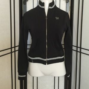 Ecko red black zip up sweater