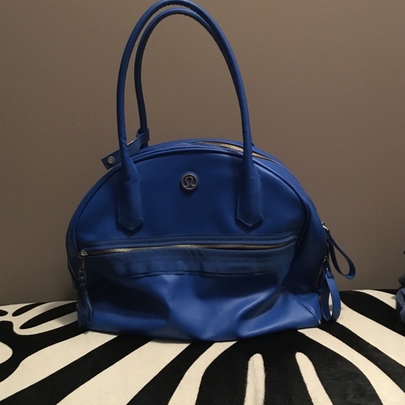 Lulu lemon Cobalt Blue Work Out Bag