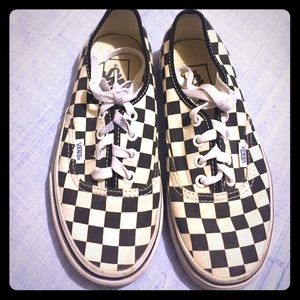 Checkered vans