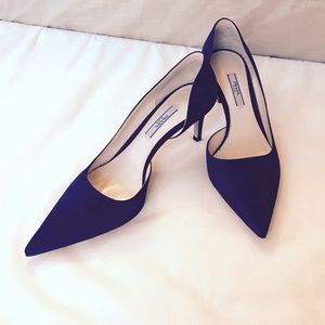 Prada Suede Pumps heels