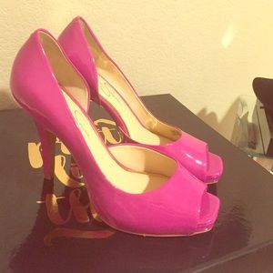 Fuschia pink Jessica Simpson heels