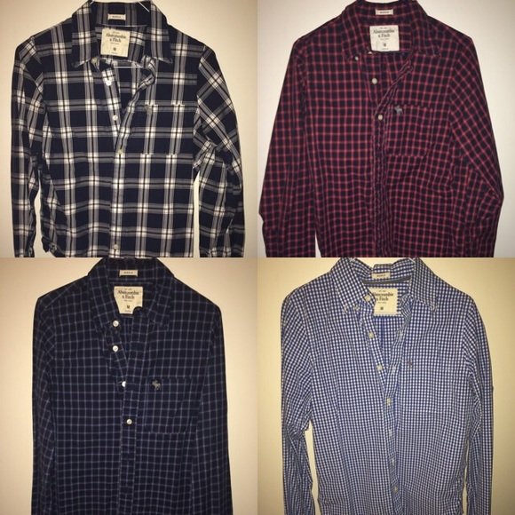 Abercrombie and Fitch Plaid Shirts