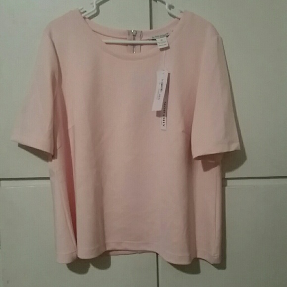 Modamix by Brandon Thomas Tops - ***sold in bundle***Modamix light pink blouse 2x
