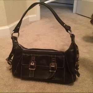 Great condition Perlina black leather purse