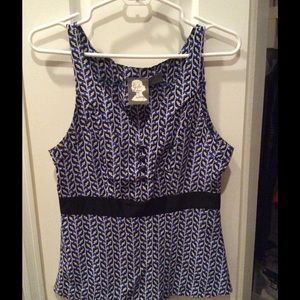 Anthropologie tank. Girls from Savoy is the brand